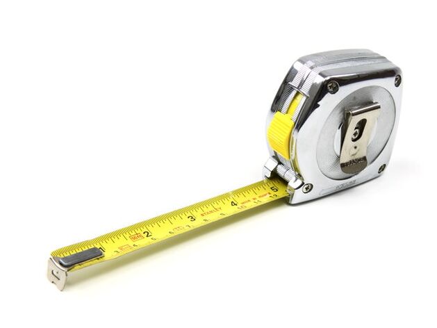 centimetr pro měření penisu před zvětšením